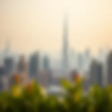 View of Dubai skyline showcasing real estate opportunities