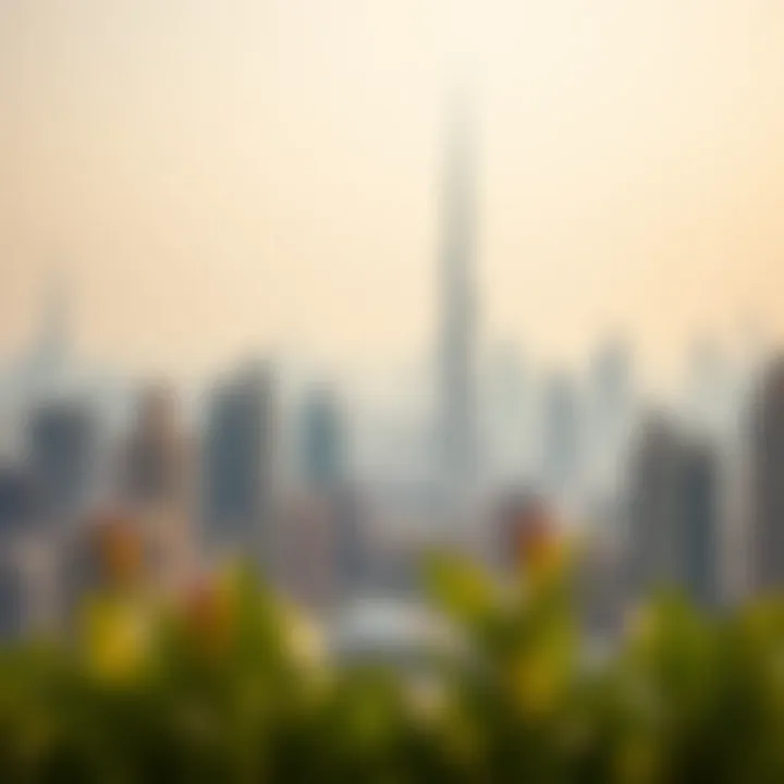 View of Dubai skyline showcasing real estate opportunities
