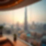 Panoramic view of Dubai skyline showcasing luxury properties