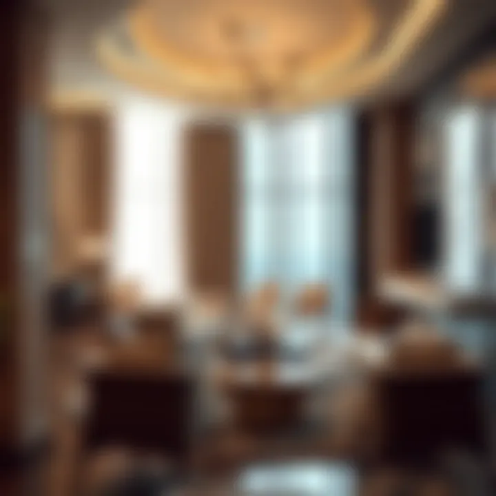 Luxurious amenities inside Al Thuraya Building