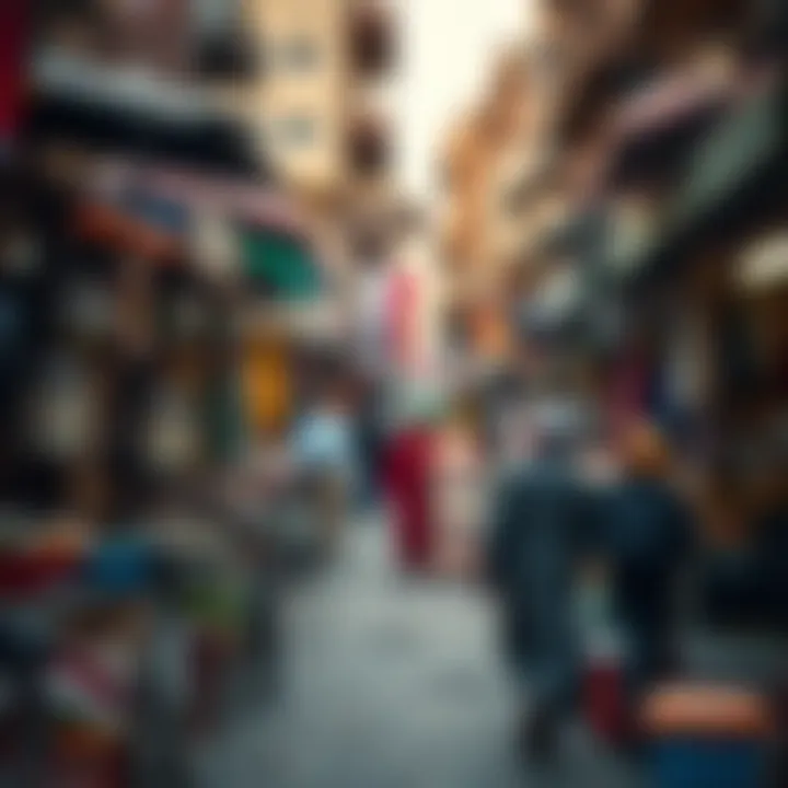 Local market scene reflecting the vibrant community life in Al Zaab