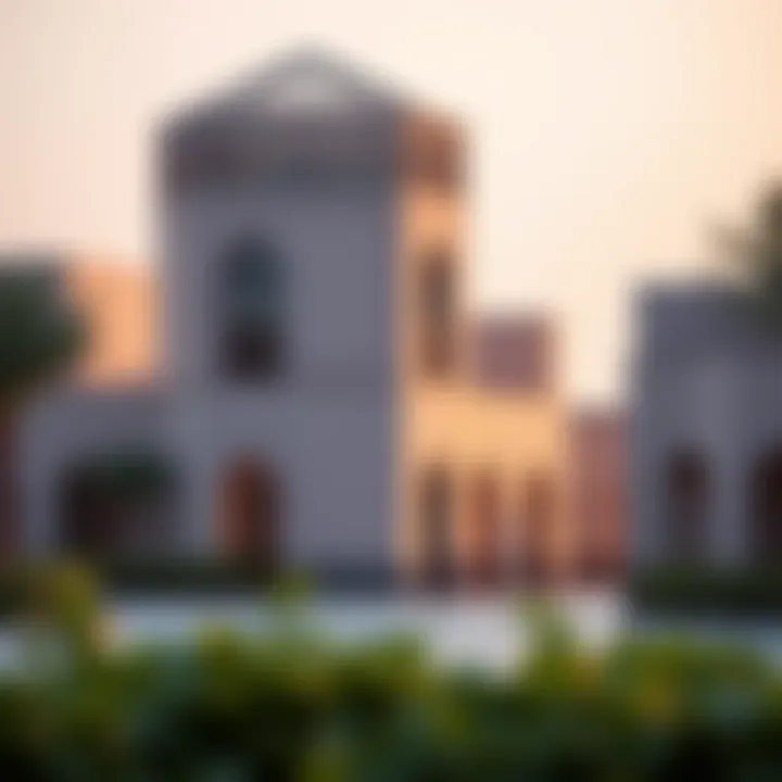 Cultural landmarks in Al Foah, highlighting architectural beauty