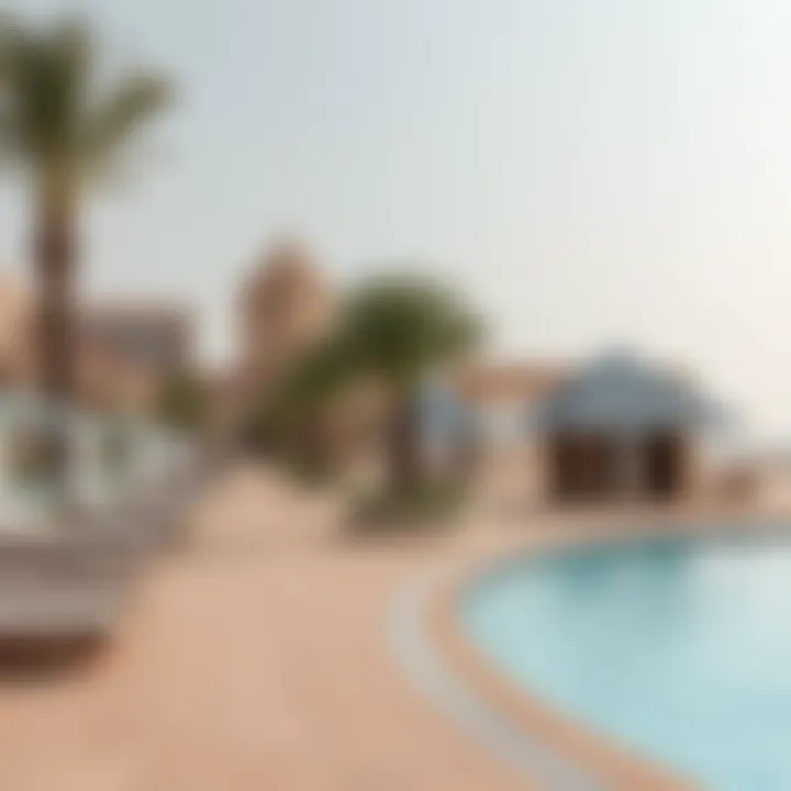 Beach amenities available at Barasti
