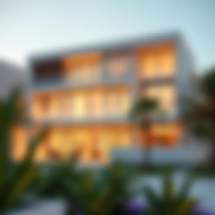 Modern residential architecture in Bloom Living