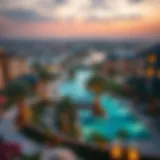 Scenic view of Bloom Living community in Dubai