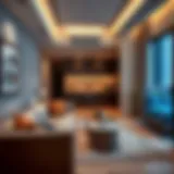 Modern studio apartment in Bur Dubai showcasing stylish interior design