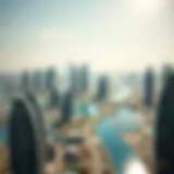 Panoramic view of Business Bay showcasing futuristic architecture