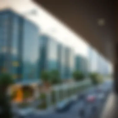 Real estate development trends in Business Bay with vibrant urban life