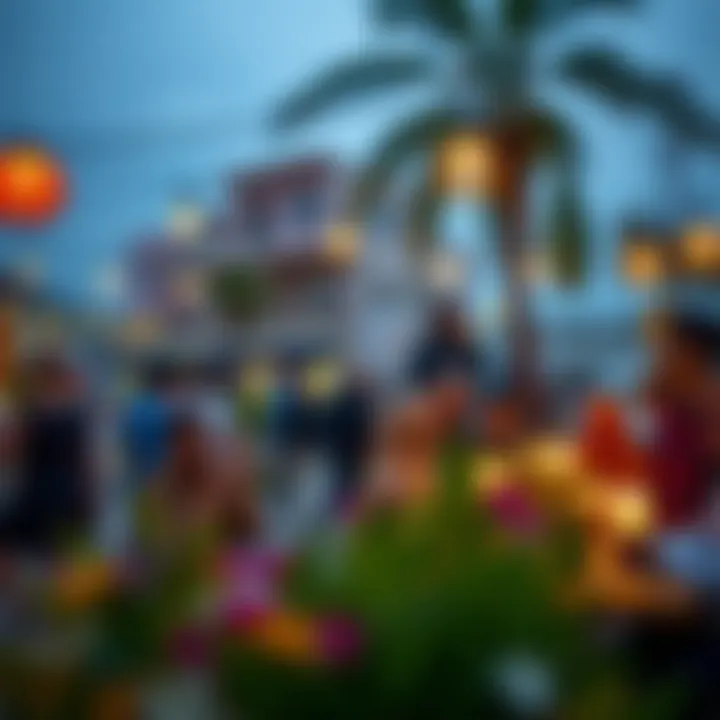 Community events reflecting the social life on شارع بيروت