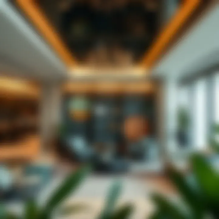 Interior view demonstrating the modern amenities within the Ginco Building