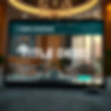 Illustration of a digital interface for downloading title deeds in Dubai