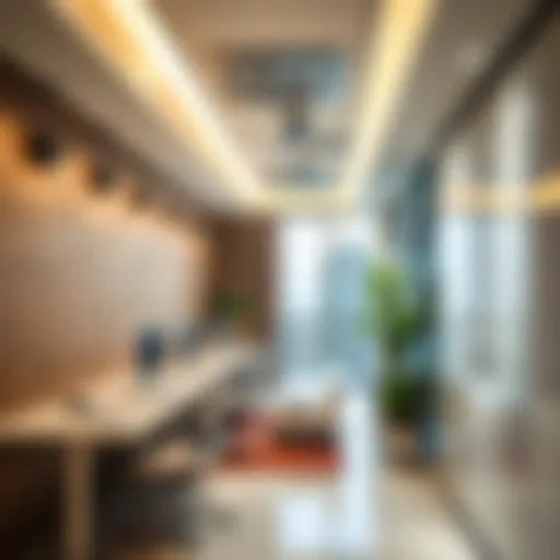 Modern facility management office in Dubai