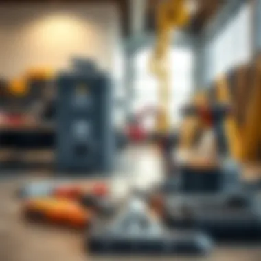 Modern facility maintenance tools and equipment