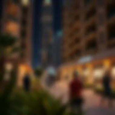 Community interaction around Coral Towers