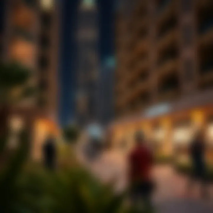 Community interaction around Coral Towers