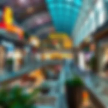 Interior view showcasing the vibrant atmosphere of Deira City Center