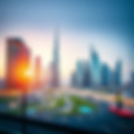 Stunning skyline of Dubai highlighting modern architecture