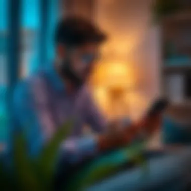 Property Analysis by Investors Investor analyzing property options on a digital device