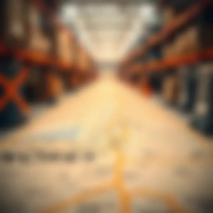 Map highlighting key logistics routes for small warehouses in Dubai