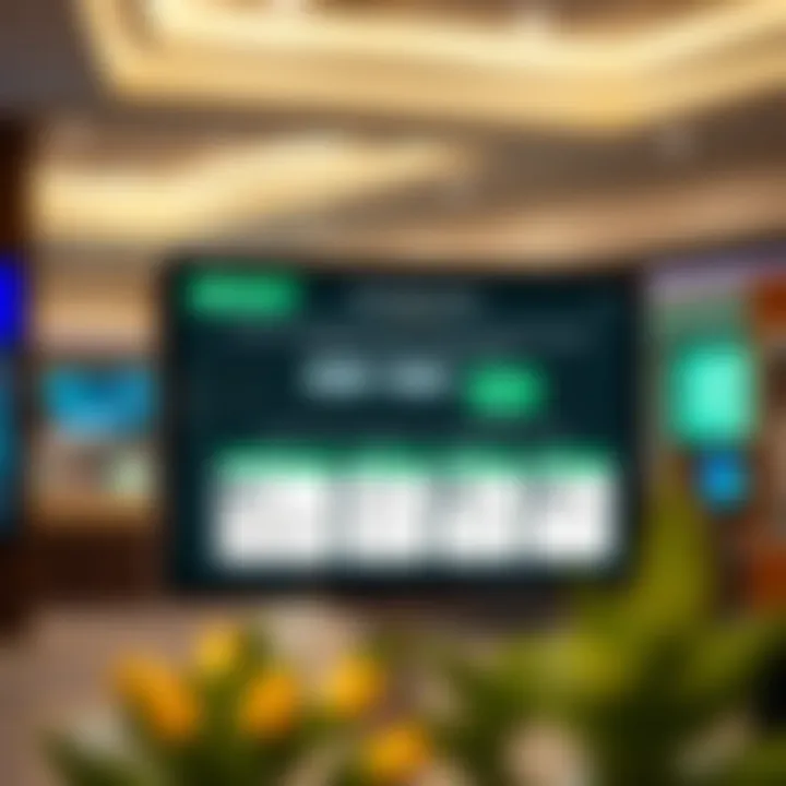 A digital display showing the Ejari registration process