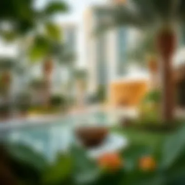 Modern Amenities and Green Spaces Modern amenities and green spaces in Emarat Bustan