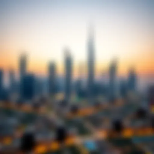 Stunning Dubai skyline showcasing luxury properties