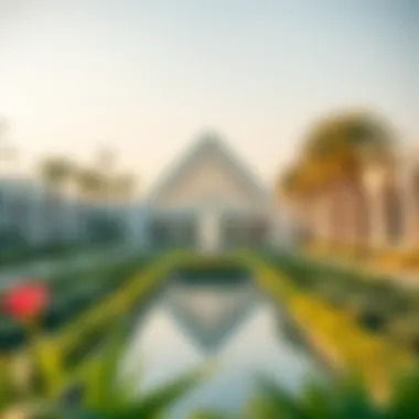 Gardens at the Louvre Abu Dhabi