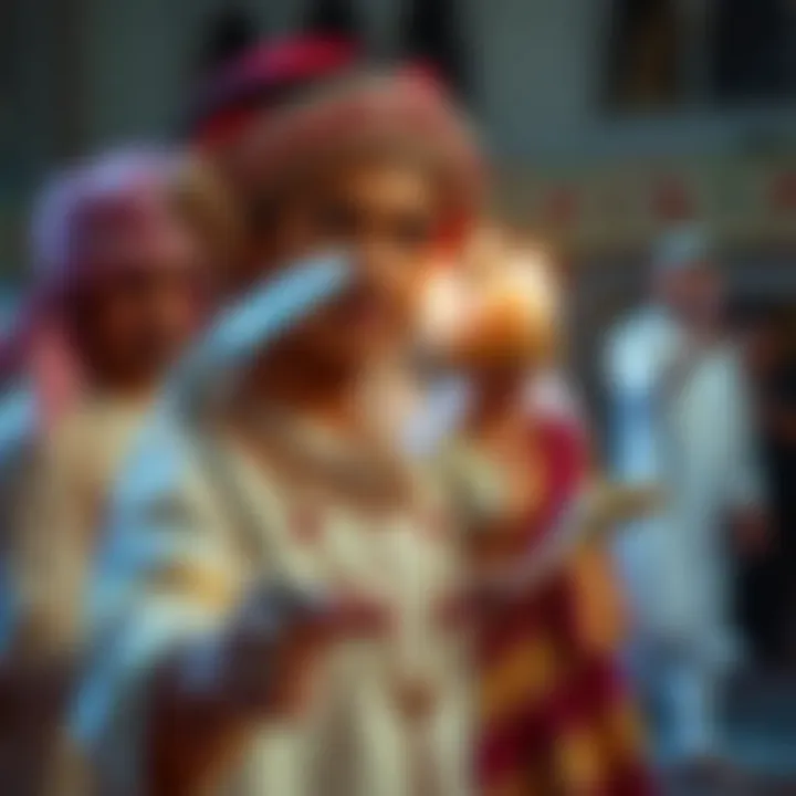 Traditional Emirati cultural performance showcasing heritage