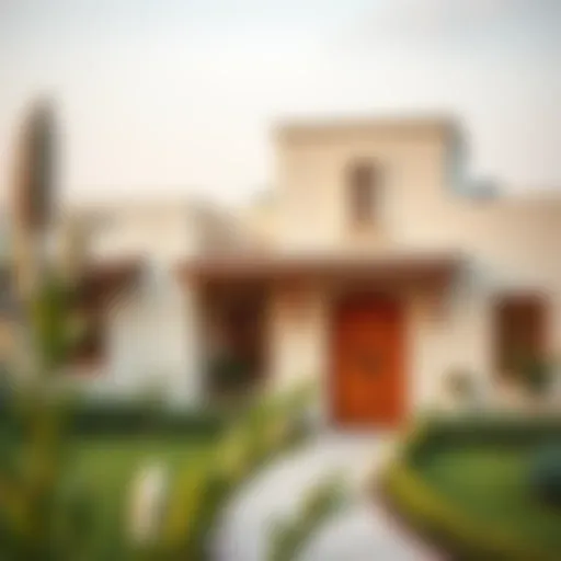 Charming rustic farmhouse exterior in Ras Al Khaimah