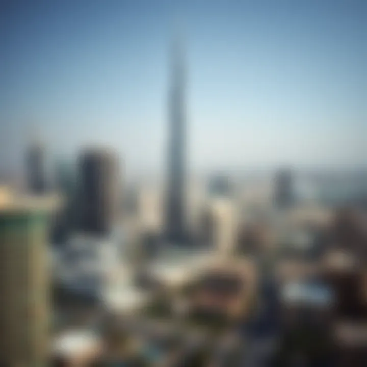 Surrounding urban environment of Al Ameri Tower