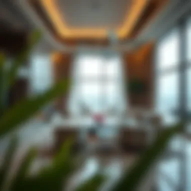 Luxurious Interiors of Al Fattan Park View Tower Luxurious interior design of a residential unit within Al Fattan Park View Tower