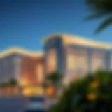 Modern architectural facade of Al Garhoud Business Center