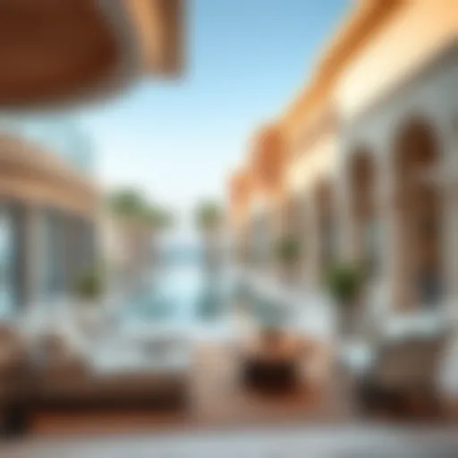 Stunning architectural design of Al Habtoor Villas