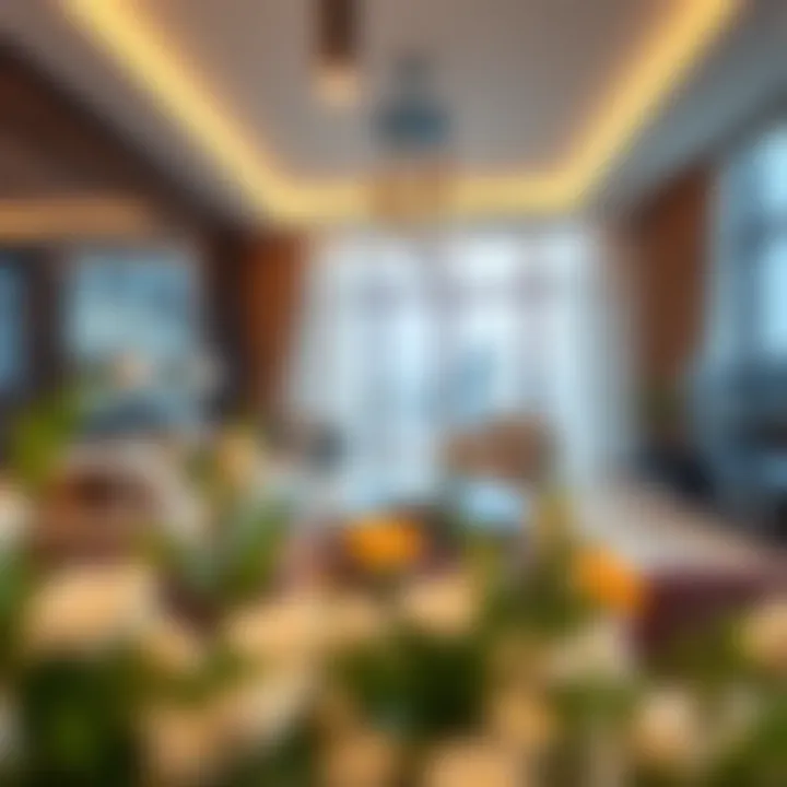 Modern luxury apartment interior design in Al Hathboor developments