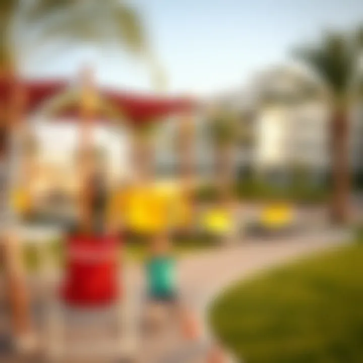 Relaxing park in Al Rashidiya featuring families enjoying outdoor activities