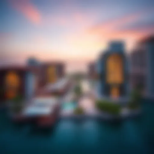 Aerial view showcasing the architectural marvels of Al Reem Island