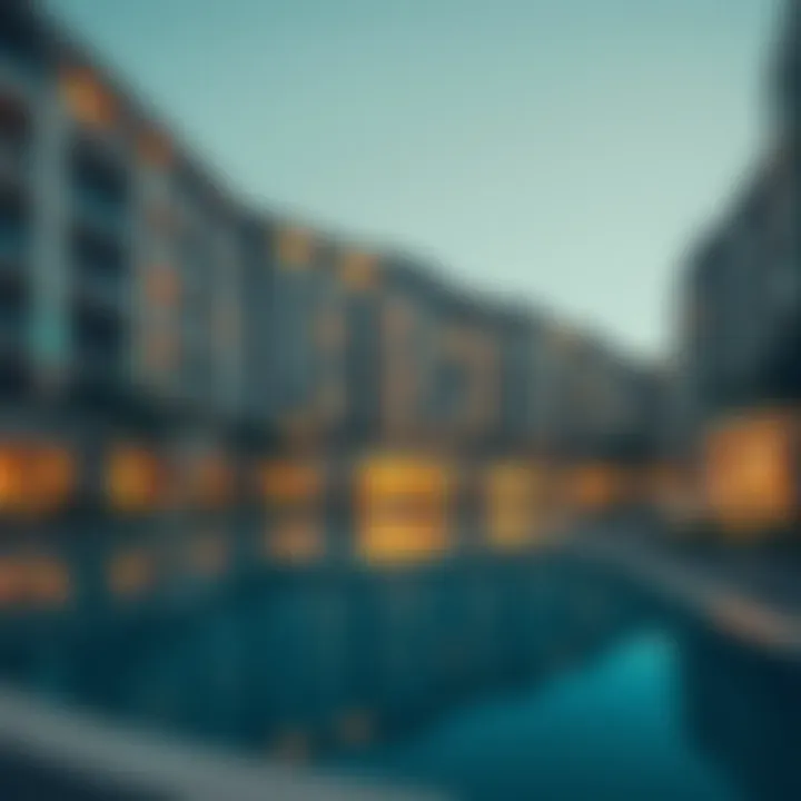 Modern residential complex reflecting the lifestyle amenities on Al Reem Island