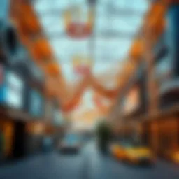 Artistic installation in Alserkal Avenue