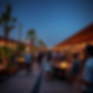 Outdoor event in Alserkal cultural district