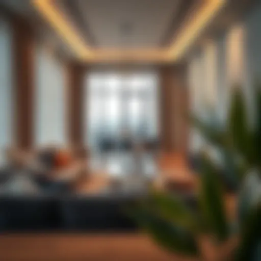 Modern flat interiors in Karama