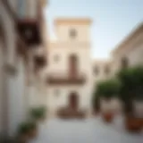 Historic architecture showcasing traditional Emirati design in Bur Dubai