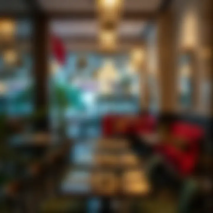 A cozy interior of Saya Cafe showcasing its unique decor