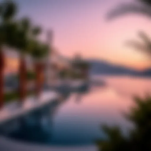 Scenic view of Damac Lagoons Marbella showcasing luxury villas and serene waters