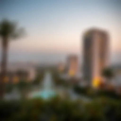 Panoramic view of Dubai Oasis Emaar showcasing modern architecture