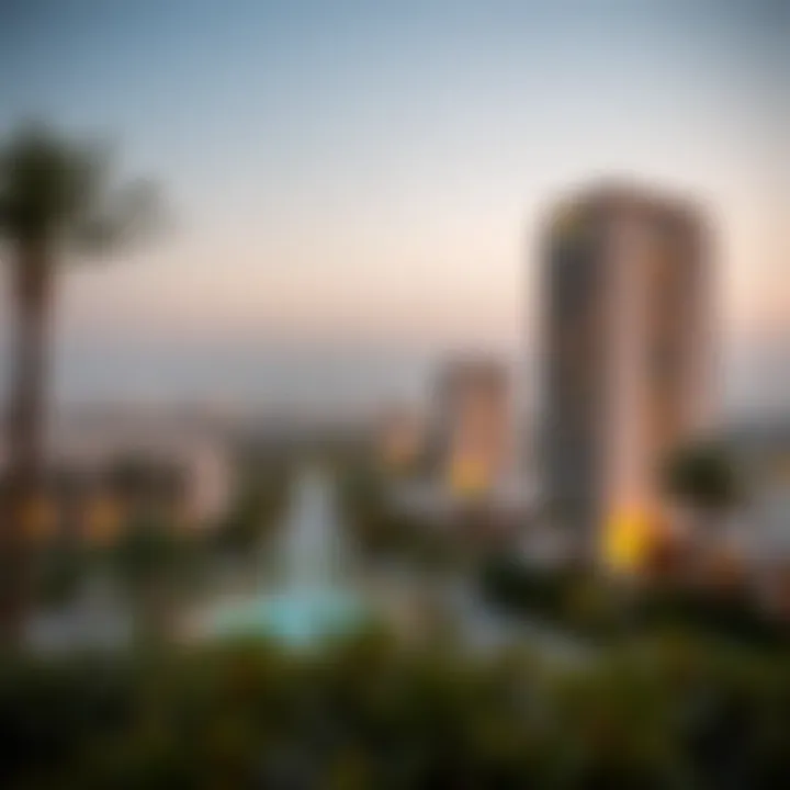 Panoramic view of Dubai Oasis Emaar showcasing modern architecture