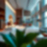 Modern central studio interior showcasing innovative design