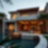Luxurious villa in Dubai showcasing exclusive architecture