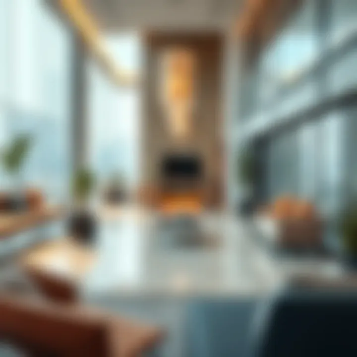 Amenities available in a Deira apartment complex