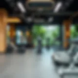 A modern gym interior showcasing state-of-the-art equipment
