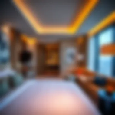 Spacious Guest Room at Hilton Yas Bay Spacious guest room with contemporary decor